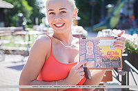 Sarika a busty sarika a displays her gorgeous tits and delectable pussy on the couch.