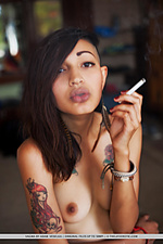 Naked art girl