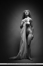 Mary tries to emulate the roman goddess of love and beauty with her statuesque figure and luscious body in elegant, artistic poses.